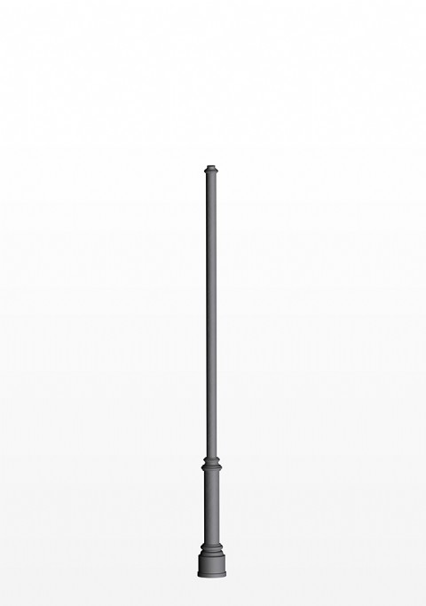 CYLINDRICAL CAST IRON AND STEEL POLE